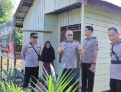 KAPOLRES SERUYAN CEK PROGRES BEDAH RUMAH, PASTIKAN PROGRAM HUT BHAYANGKARA KE-80 BERJALAN SESUAI TARGET