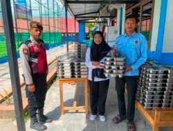 PERSONEL SAT SAMAPTA POLRES SUKAMARA LAKSANAKAN PENGAWALAN PROGRAM MAKANAN BERGIZI GRATIS