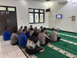 Tingkatkan Keimanan, Personel Polres Pulang Pisau Ikuti Pembinaan Rohani dan Mental