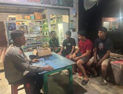 Dengar Aspirasi Pedagang Malam Hari, Bhabinkamtibmas Polsek Pandih Batu Gencarkan Pemantauan Wilayah