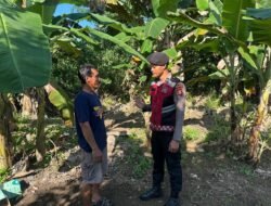 Antisipasi Kebakaran Hutan, Sat Samapta Polres Pulang Pisau Ingatkan Warga Desa Mantaren II Tidak Bakar Lahan