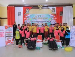BERIKAN YANG TERBAIK UNTUK SESAMA, POLRES SERUYAN GELAR DONOR DARAH DALAM SEMANGAT HUT BHAYANGKARA KE-80
