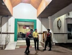 Kawal Keheningan Larut Malam, Sat Samapta Polres Sukamara Pertebal Pengamanan Bank Kalteng