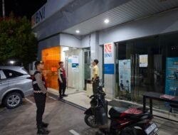 Ronda Malam Presisi, Sat Samapta Polres Sukamara Amankan Aset Finansial Kantor BNI