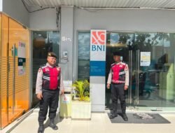 Tingkatkan Keamanan Finansial, Sat Samapta Polres Sukamara Pantau Bank BNI