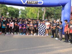 BERLARI BERSAMA DI PAGI BUTA, POLRES SERUYAN GELAR FUN RUN 5K RAYAKAN HUT BHAYANGKARA KE-80