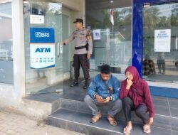 Antisipasi Kriminalitas, Polsek Kapuas Barat Gelar Patroli di Bank BRI, Kantor Pos, dan Pertashop Mandomai