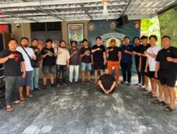 KAPOLRES KOTIM RILIS KASUS PENGANIAYAAN BERAT, KARENA CEMBURU PELAKU TEGA MEMBAKAR  KORBAN.