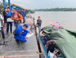 Satpolairud Polres Barsel Imbau Penumpang Speed Boat Utamakan Keselamatan Selama Perjalanan