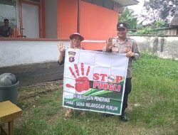 Personel Polsek Dusut Sosialisasikan Perpres Nomor 87 Tahun 2016 Dengan Masyarakat