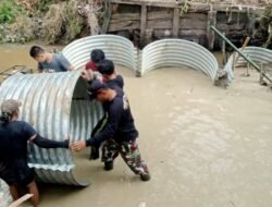 Kodim 1002/HST Kebut Pembangunan Empat Jembatan di Tiga Kecamatan