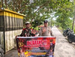 “Cegah Karhutla” Polsek Kapuas Timur Rutin Sosialisasi dan Imbau Masyarakat Tidak Membakar Hutan dan Lahan