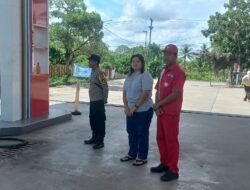 Antisipasi Penyalahgunaan Dan Kelangkaan BBM Bersubsidi Polsek Kapuas Hilir Rutin Laksanakan Patroli Ke SPBU Yang Ada Di Kecamatan Kapuas Hilir