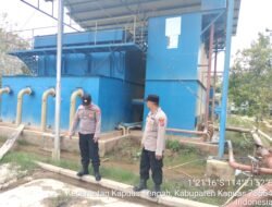 Personil Polsek kapuas Tengah laksanakan Patroli ke objek vital ke PDAM unit Pujon.