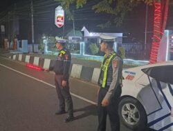 Antisipasi Balapan Liar, Satlantas Polres Kapuas Patroli malam