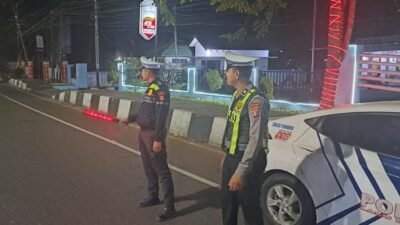 Antisipasi Balapan Liar, Satlantas Polres Kapuas Patroli malam