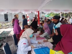 Pengecekan Kesehatan dan Pengobatan Gratis Meriahkan Pembukaan TMMD Reguler Ke-129 Kodim 1208/Sambas