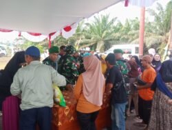 Pembukaan TMMD Reguler Ke-129 Kodim 1208/Sambas Hadirkan Sembako Murah Berupa Beras untuk Ringankan Beban Masyarakat