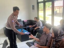 Program “Polantas Menyapa” Masyarakat, Satlantas Polres Murung Raya Edukasi Layanan SIM