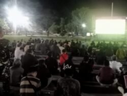 Semarak Nobar Piala Dunia 2026, TNI dan Masyarakat Hulu Sungai Tengah Bersatu dalam Kehangatan Kebersamaan
