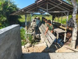 Kodim 1002/HST Kebut Pembangunan Empat Jembatan, Progres Pekerjaan Terus Berlanjut