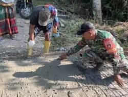 Kodim 1002/HST Kebut Pembangunan Empat Jembatan, Progres Konstruksi Terus Berjalan