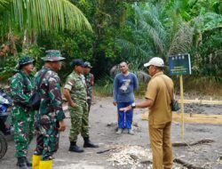 Dansatgas TMMD Reguler ke-129 Kodim 1208/Sambas Tinjau Pembangunan Sasaran RTLH