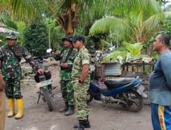 Dansatgas TMMD Reguler ke-129 Kodim 1208/Sambas Beri Semangat Anggota di Lapangan