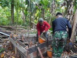 Sasaran TMMD MCK Reguler Ke-129 Kodim 1208/Sambas Mulai Dikerjakan Satgas