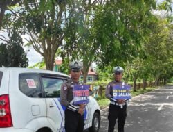 Antisipasi Lakalantas, Satlantas Polres Kapuas Pantau Arus Lalu Lintas Lingkar Luar Kota