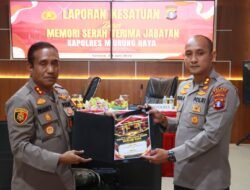 Laporan Kesatuan Dalam Rangka Pergantian Jabatan Kapolres Murung Raya