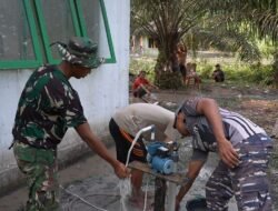 Air Mulai Ditemukan, Pengerjaan Sumur Bor Sasaran TMMD Reguler Ke-129 Berjalan Sesuai Harapan