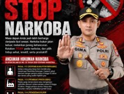 Kapolres Murung Raya Sampaikan Himbauan Kepada Seluruh Lapisan Masyarakat Untuk Jauhi Narkoba