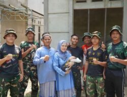 Jalin Silaturahmi, Satgas TMMD Reguler ke-129 Hadiri Acara Tasyakuran Aqiqah di Lokasi TMMD