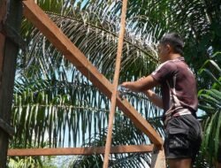 Pemasangan Tiang RTLH Rampung, Satgas TMMD Reguler ke-129 Terus Kebut Pembangunan