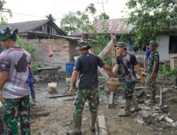 Pondasi Teras RTLH Warga Mulai Dibangun, Satgas TMMD Reguler Ke-129 Percepat Pengerjaan