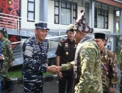 Dankodaeral XII Hadiri Penyambutan Wakasad dalam Kunjungan Kerja ke Kalimantan Barat