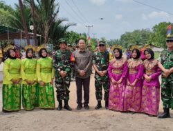 Tim Wasev Paban I/Ren Sterad Tinjau Pelaksanaan TMMD Reguler ke-129 Kodim 1208/Sambas