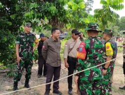 Tim Wasev TMMD Reguler Ke-129 Tinjau Sasaran Sumur Bor di Desa Tempapan Hulu