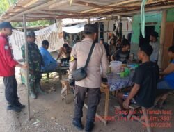 Patroli Humanis Jadi Andalan, Babinsa Kodim 1009/Tanah Laut Perkuat Upaya Pencegahan Karhutla