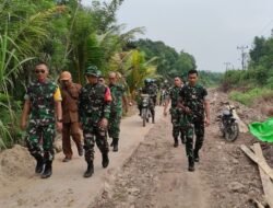 Kolonel Inf Mitro Pimpin Tim Wasev Itdam XII/Tpr Kunjungi Lokasi TMMD Ke-129 Kodim 1208/Sambas