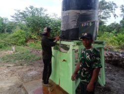 Narudi, Ketua RT 08 Dukung Penuh Pembangunan Sumur Bor TMMD ke-129 Kodim 1208/Sambas