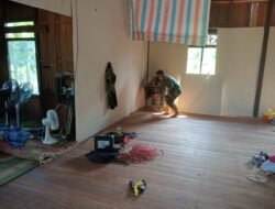 TMMD Imbangan Kodim 1002/HST Rehab Tempat Ibadah di Desa Awang