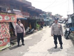 Giat Berikan Imbauan kantibmas kepada warga di lakukan Personil Polsek Kapuas Tengah.