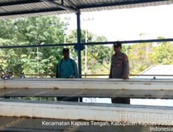Personil Polsek kapuas Tengah laksanakan Patroli ke objek vital ke PDAM unit Pujon.