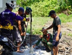 Satgas TMMD Ke-129 Kebut Pengerjaan Sumur Bor Demi Penuhi Kebutuhan Air Bersih Warga