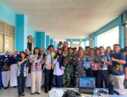 Kodaeral XII Sosialisasikan Penerimaan Bintara dan Tamtama PK TNI AL di SMKN 7 dan SMKN 9 Pontianak