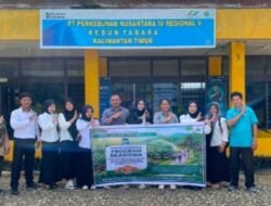 Holding Perkebunan Nusantara melalui PTPN IV Regional V Salurkan Beasiswa TJSL bagi Mahasiswa Berprestasi di Kalimantan Timur