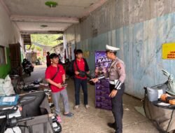 Satlantas Polres Murung Raya Gelar Polantas Karib, Edukasi Keselamatan Berlalu Lintas kepada Komunitas Jasa Pengiriman Barang