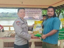 Polres Barito Utara Hadir untuk Masyarakat, Gerakan Pangan Murah Disambut Antusias Warga Muara Teweh
